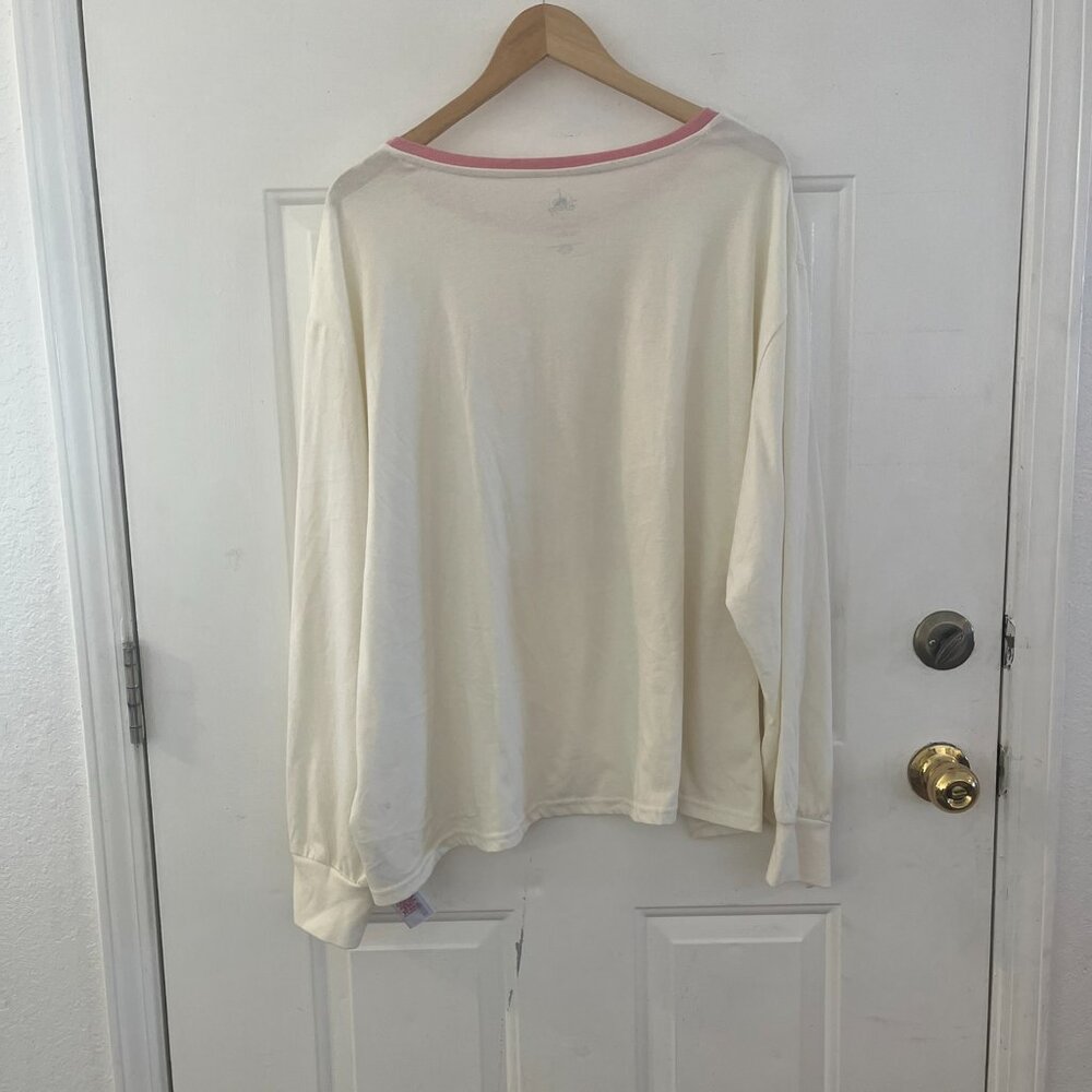 Disney Woman's Plus-size Winnie The Poo Long Sleeve Blouse Sz 4XL - Picture 7 of 7